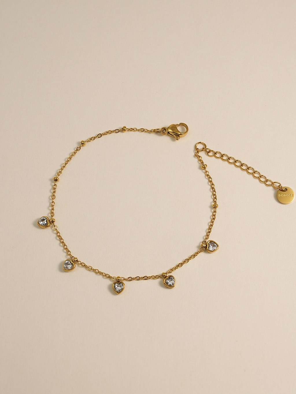 Holding Heart Armband Gold - Dorose | Wasserresistent, kein Verfärben