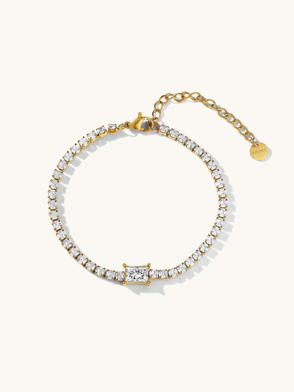 Iced Sparkling Armband Gold - Dorose | Wasserfester Schmuck, 18K vergoldet