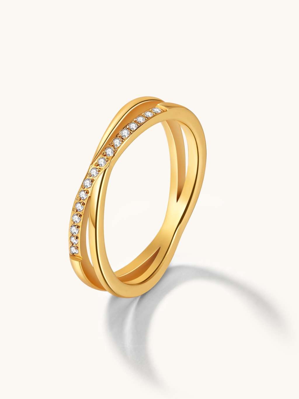 Infinity Ring Gold - Dorose | Wasserfester Schmuck, 18K vergoldet