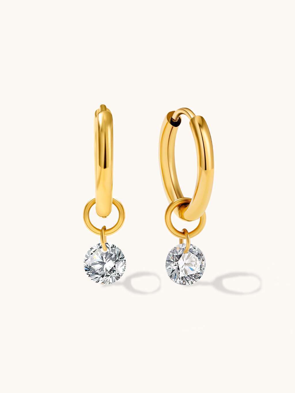Inspire Ohrringe Gold - Dorose | Wasserfester Schmuck, 18K vergoldet