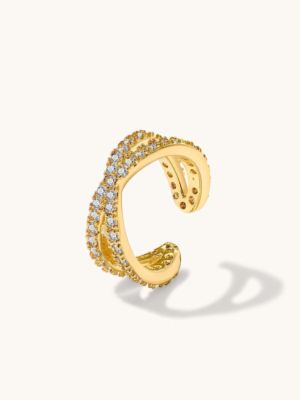 Kally Earcuff Gold Silber - Dorose | Wasserfester Schmuck, 18K vergoldet