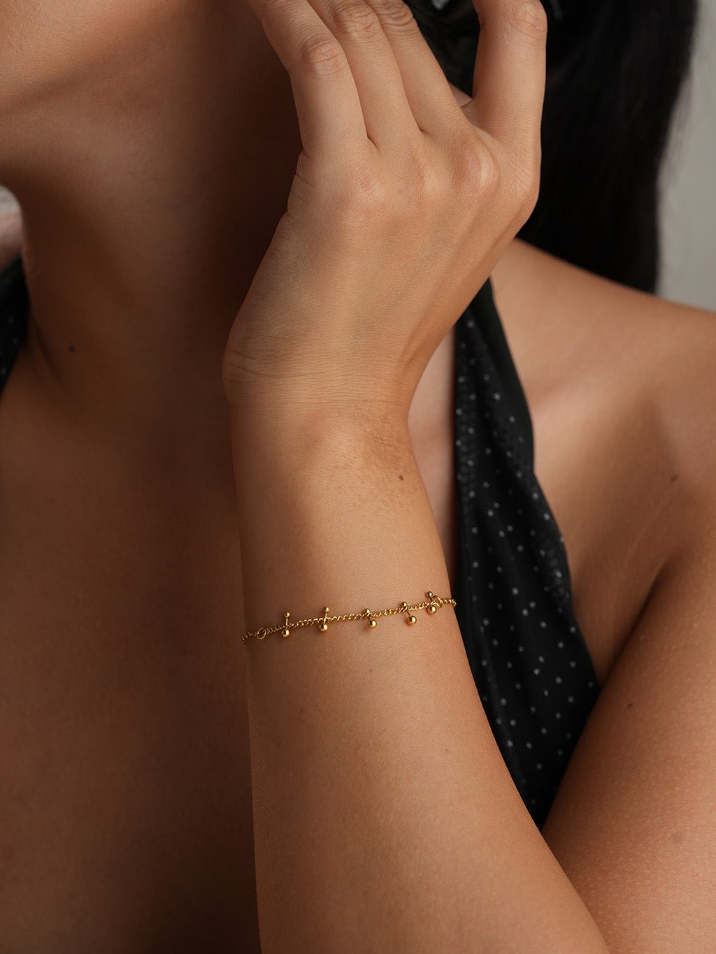 Kleine Goldkugel Armband Gold - Dorose | Wasserresistent, kein Verfärben