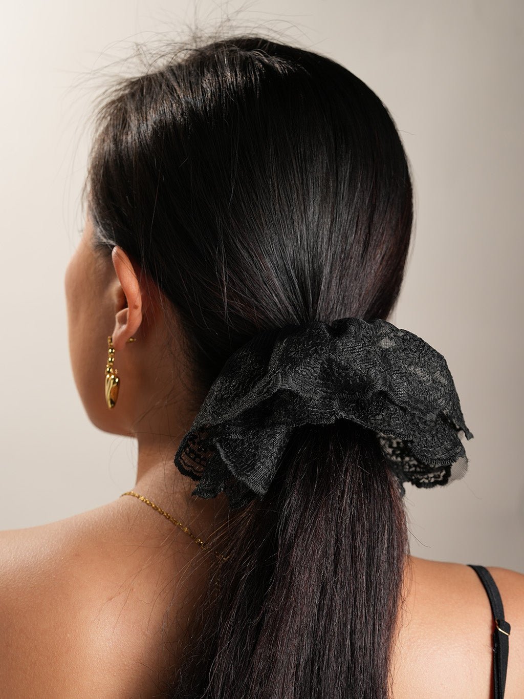Lace Bloom Scrunchie - Dorose | Wasserresistent, kein Verfärben
