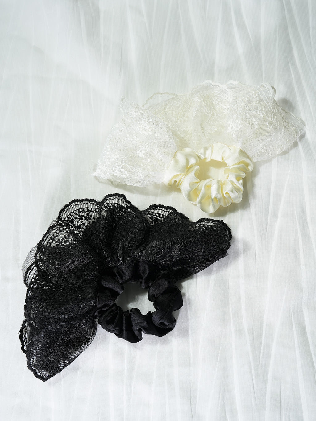 Lace Bloom Scrunchie - Dorose | Wasserresistent, kein Verfärben