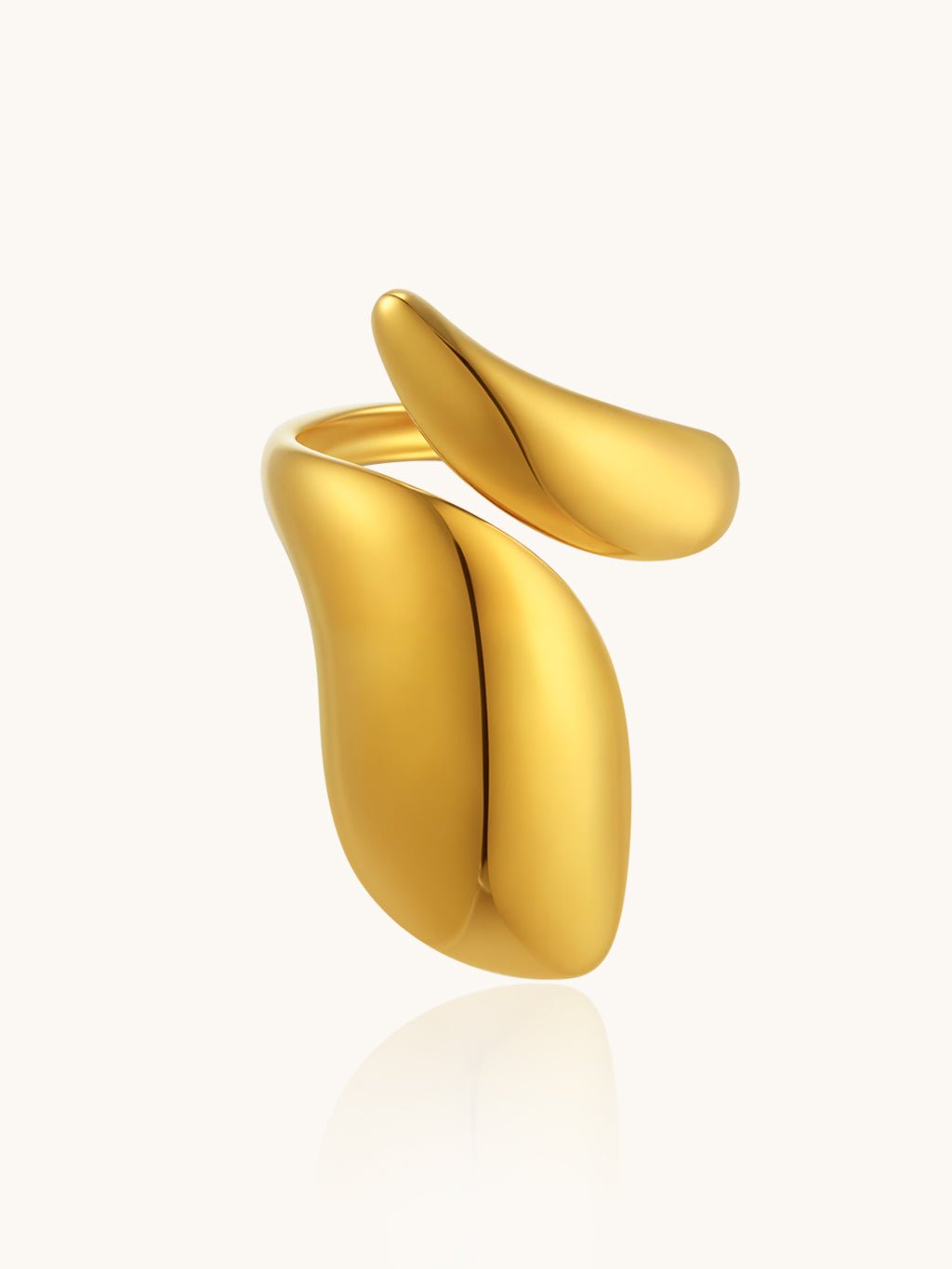 Lavafluss - Ring Gold - Dorose | Wasserresistent, kein Verfärben