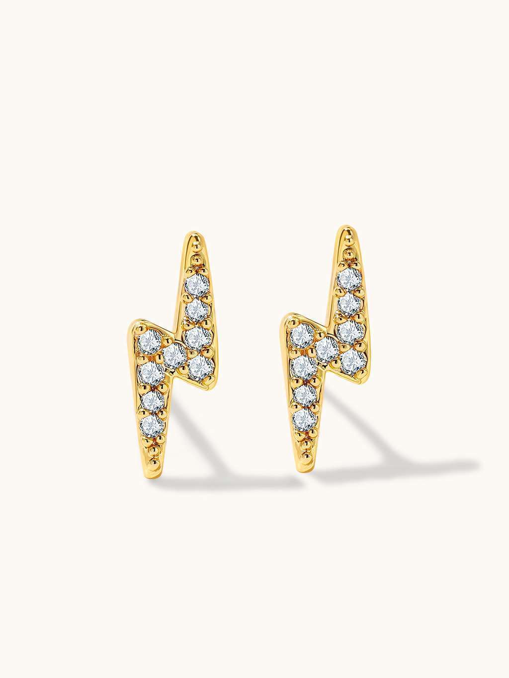 Lighting Ohrringe Gold - Dorose | Wasserfester Schmuck, 18K vergoldet