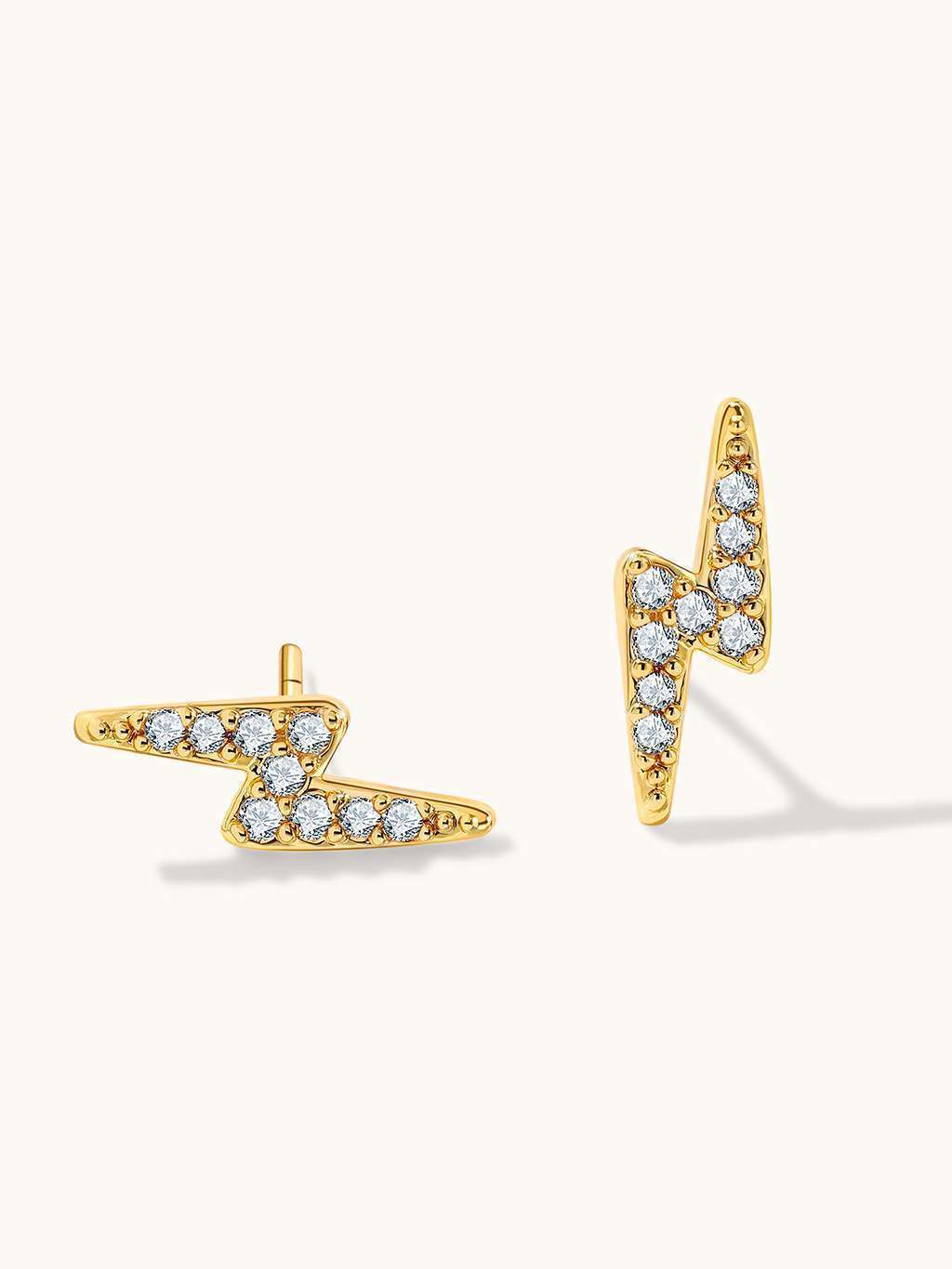 Lighting Ohrringe Gold - Dorose | Wasserfester Schmuck, 18K vergoldet