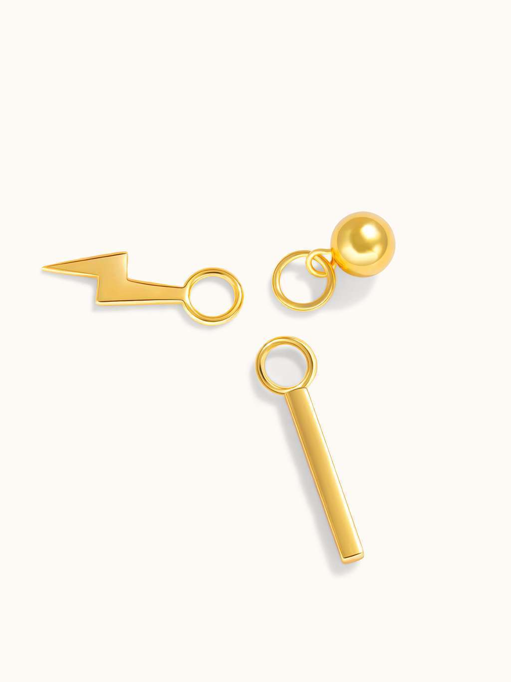 Lightning Charms Gold - Dorose | Wasserfester Schmuck, 18K vergoldet