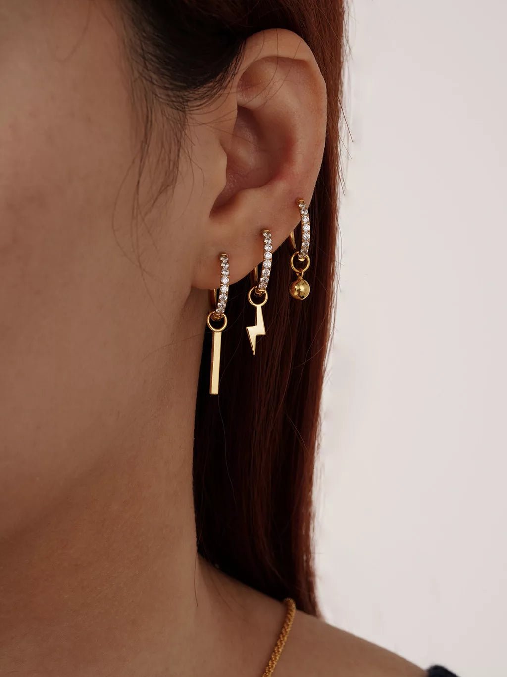 Lightning Charms Gold - Dorose | Wasserfester Schmuck, 18K vergoldet