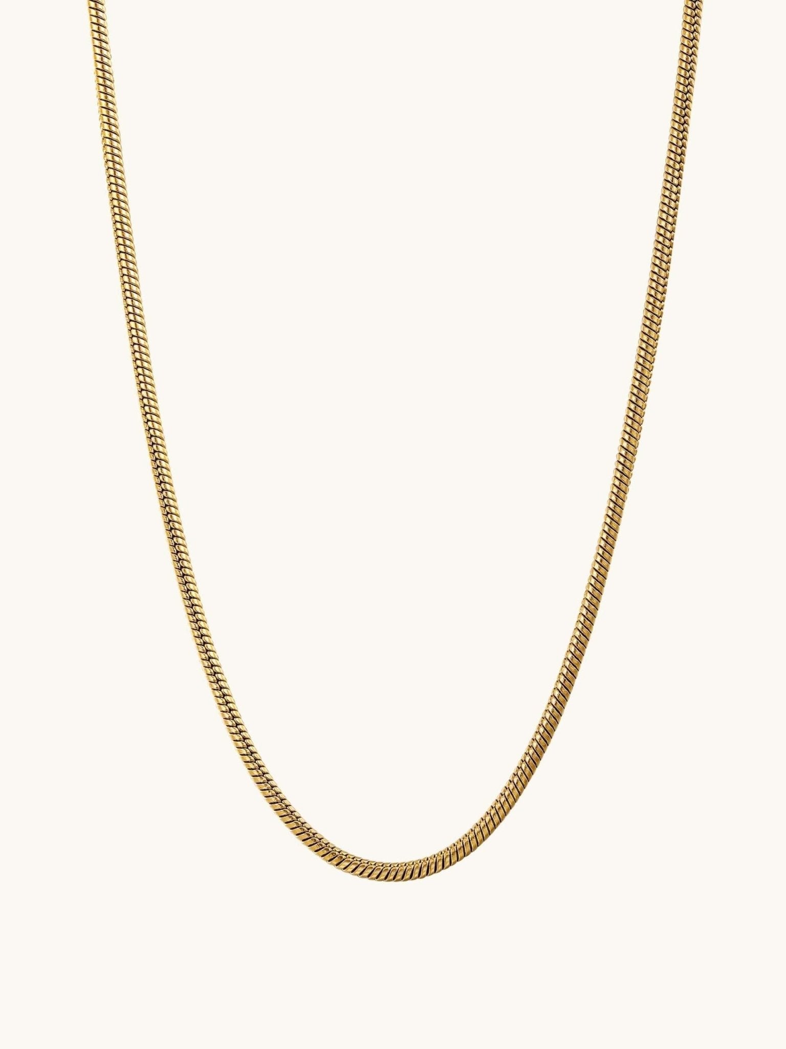 Loop Sleek Kette Gold & Silber - Dorose | Wasserfester Schmuck, 18K vergoldet