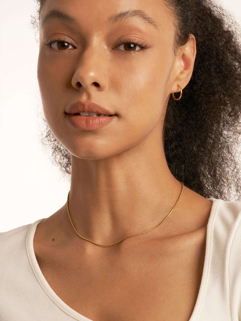 Loop Sleek Kette Gold & Silber - Dorose | Wasserfester Schmuck, 18K vergoldet