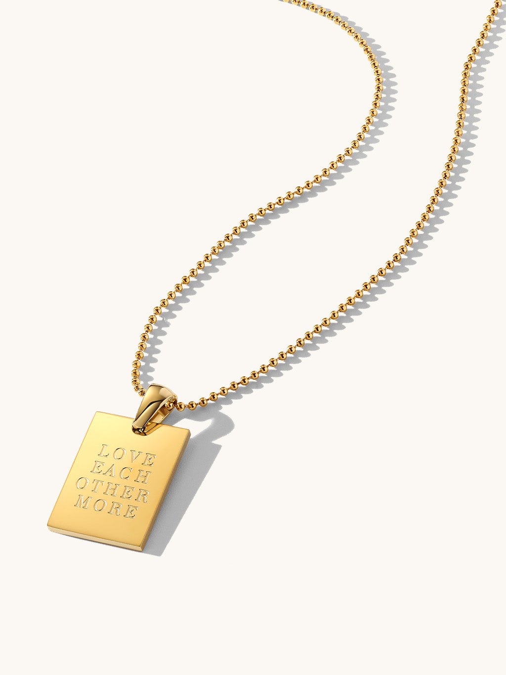Love Each Other More Kette Gold - Dorose | Wasserfester Schmuck, 18K vergoldet