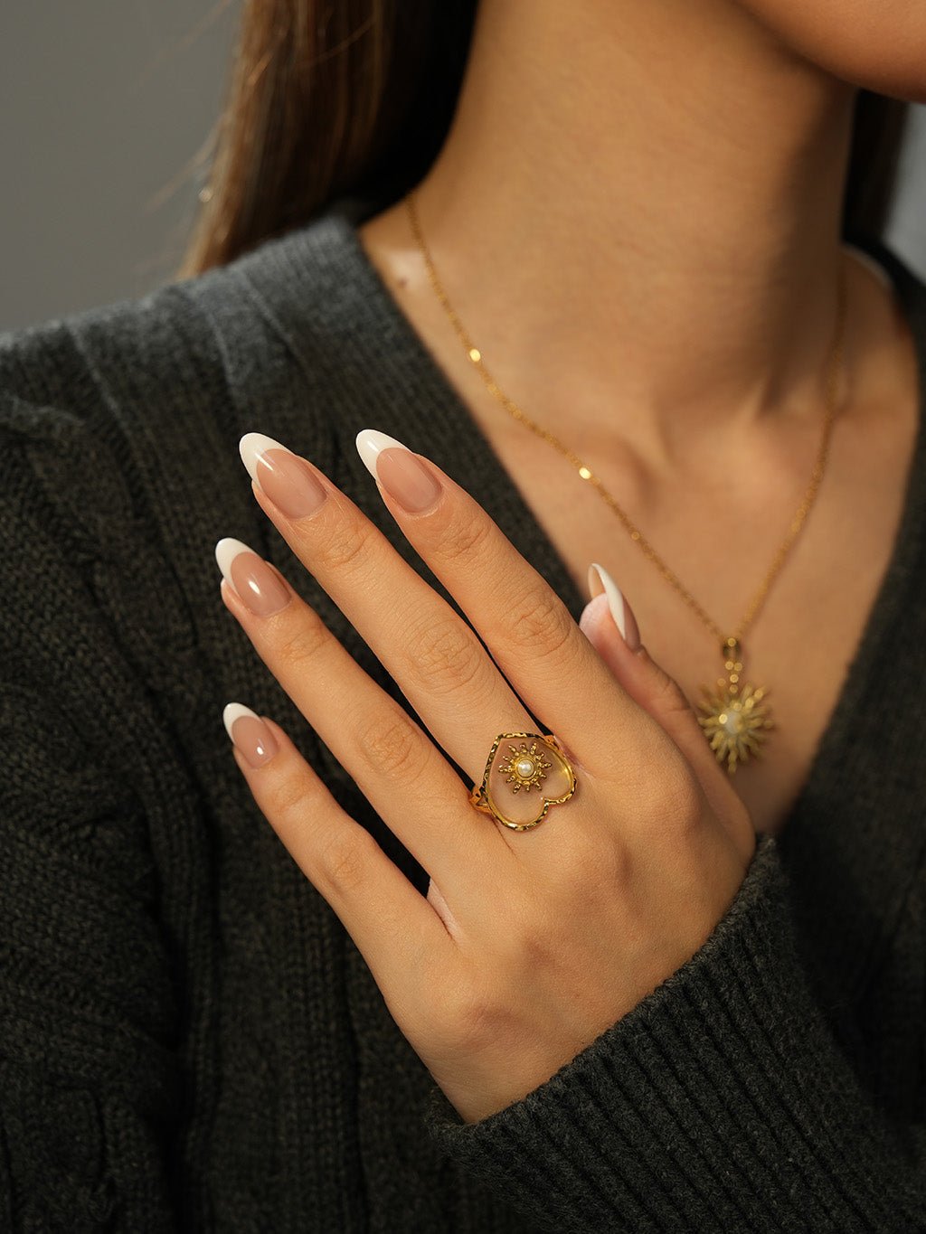 Love Sun Ring Gold - Dorose | Wasserresistent, kein Verfärben