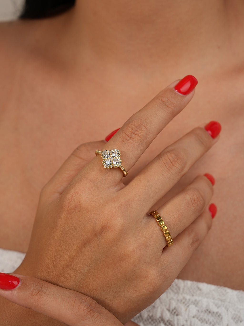 Lucky Ring Gold - Dorose | Wasserresistent, kein Verfärben