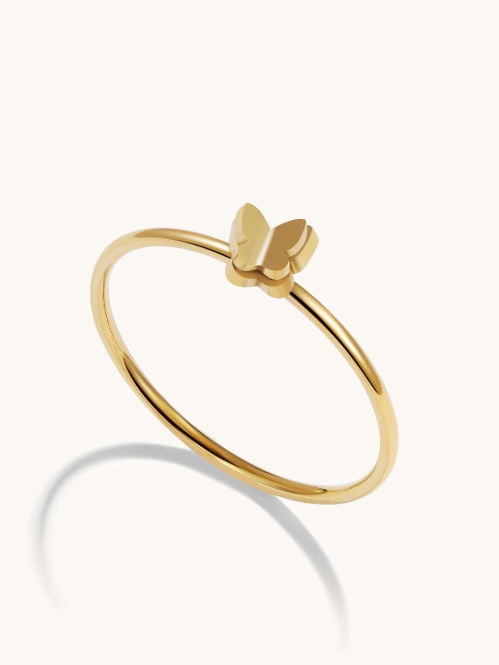 Mini Butterfly Ring Gold - Dorose | Wasserfester Schmuck, 18K vergoldet