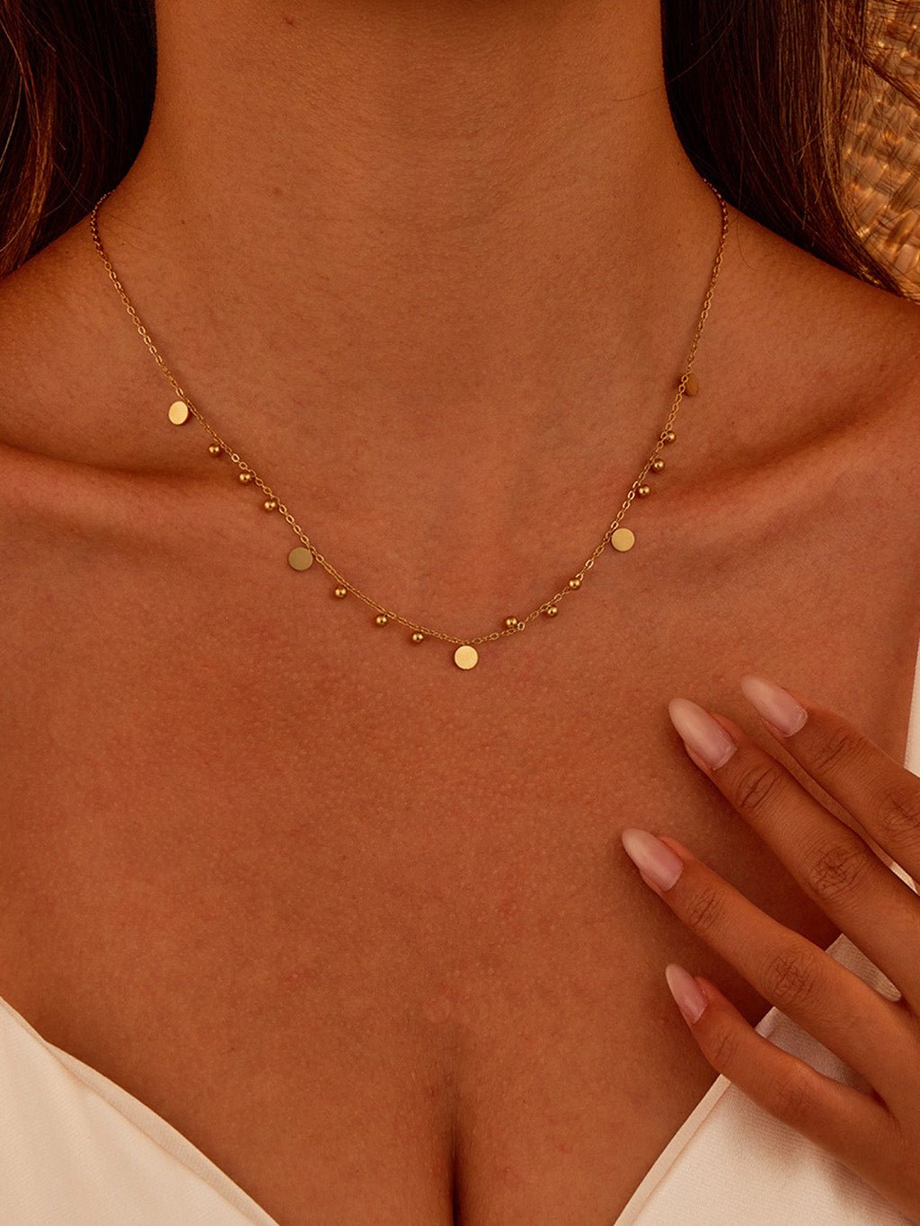 Mini Plates Kette Gold - Dorose | Wasserresistent, kein Verfärben