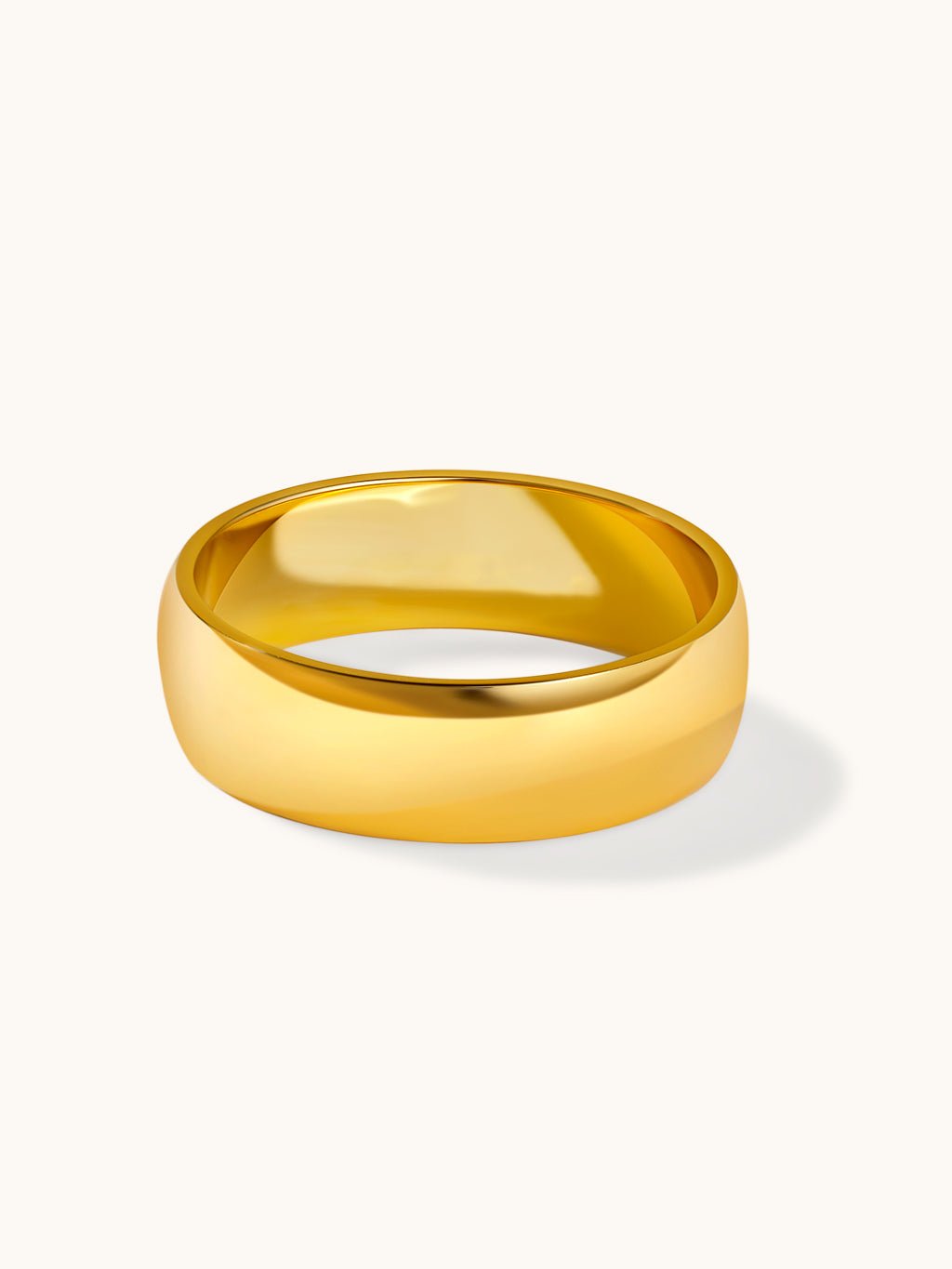 Minimalism Ring Gold 6mm - Dorose | Wasserresistent, kein Verfärben