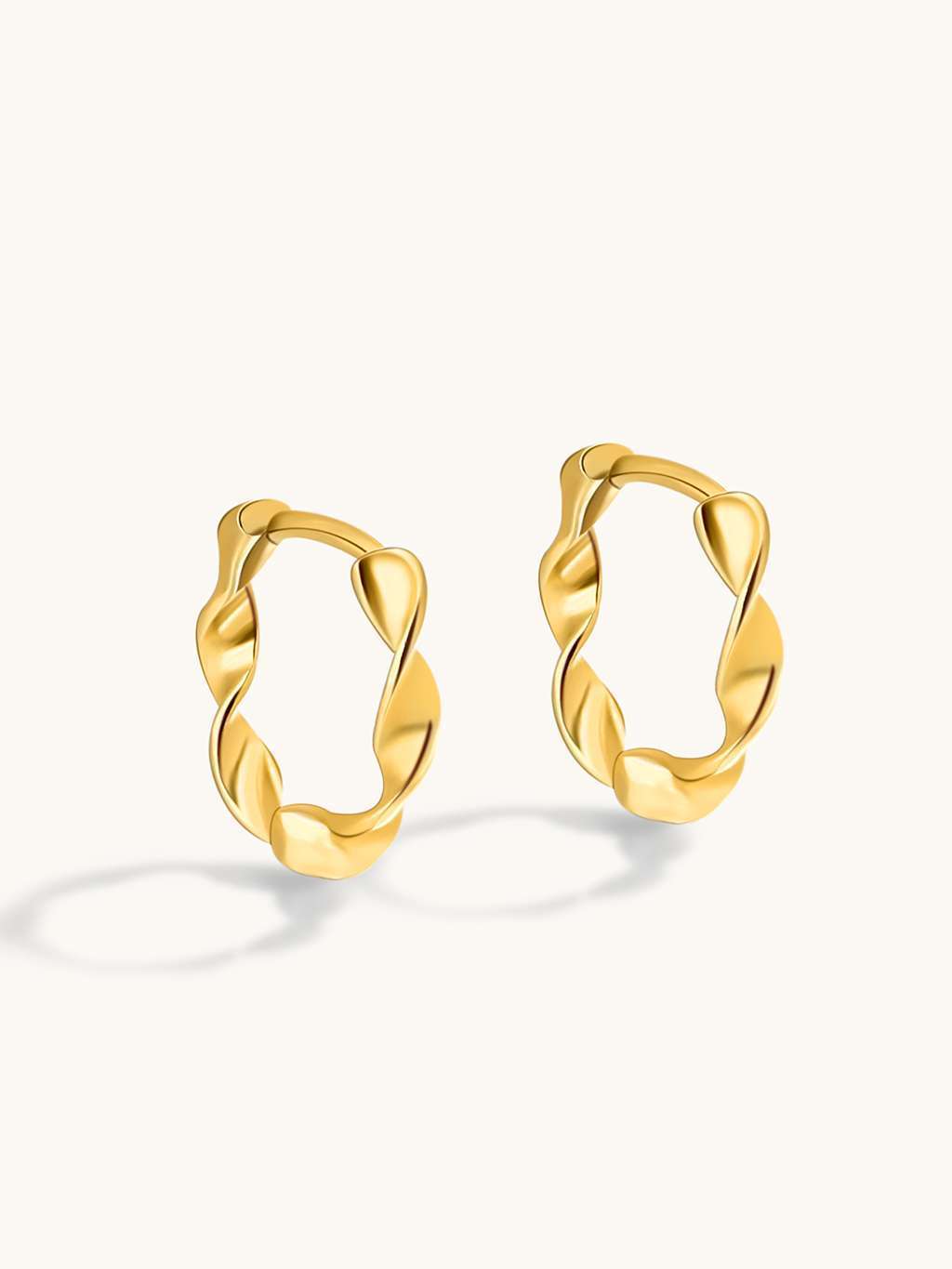 Mobius Ohrringe Gold - Dorose | Wasserfester Schmuck, 18K vergoldet
