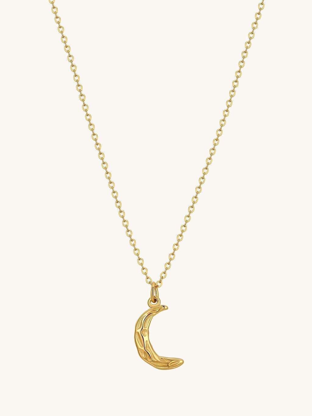 Moon Halskette Gold - Dorose | Wasserfester Schmuck, 18K vergoldet