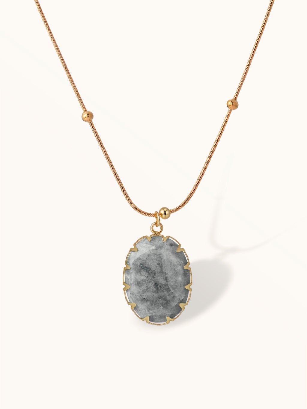 Moonstone Mist Halskette Gold - Dorose | Wasserresistent, kein Verfärben