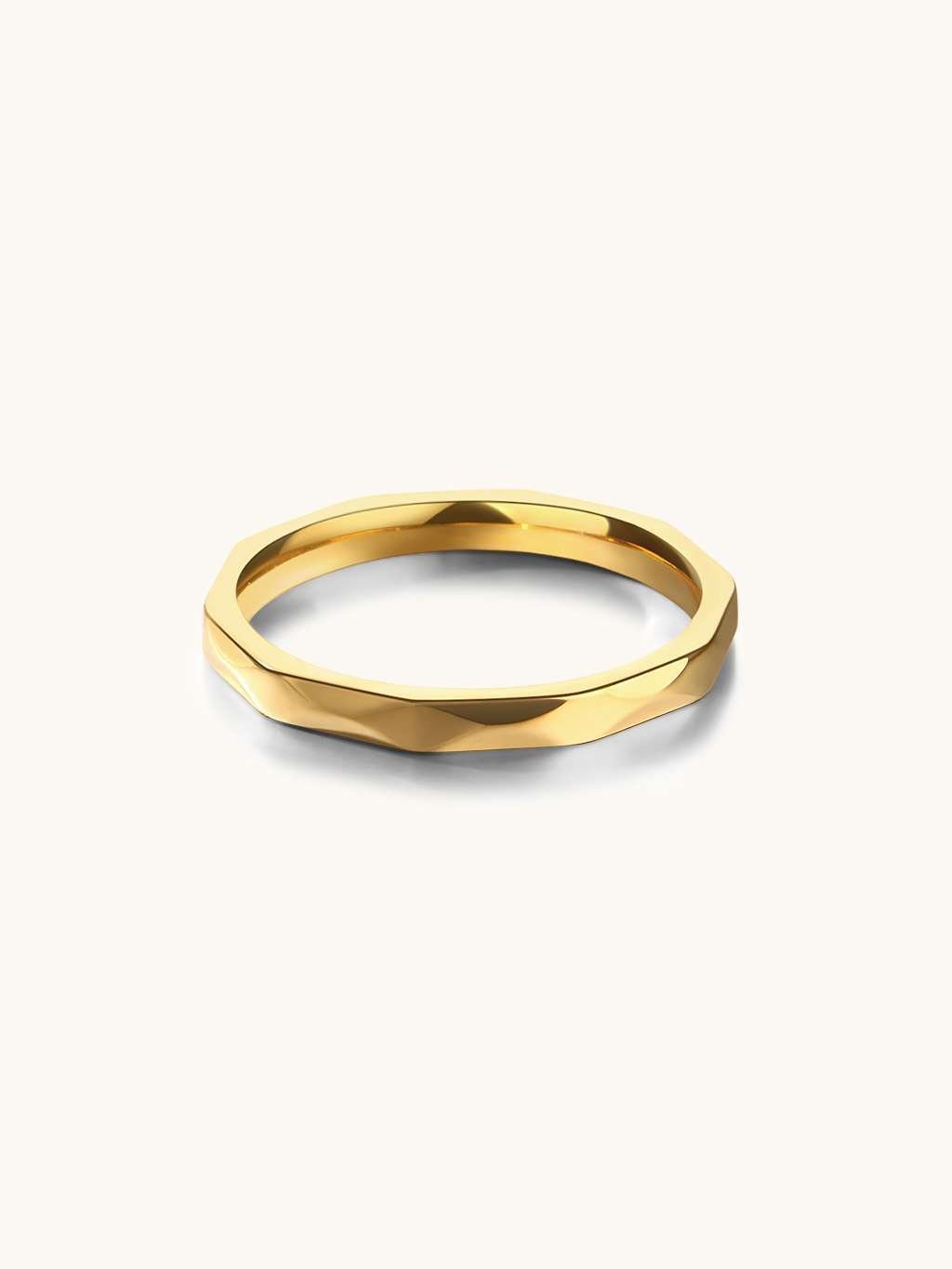 Multiface Ring Gold - Dorose | Wasserfester Schmuck, 18K vergoldet