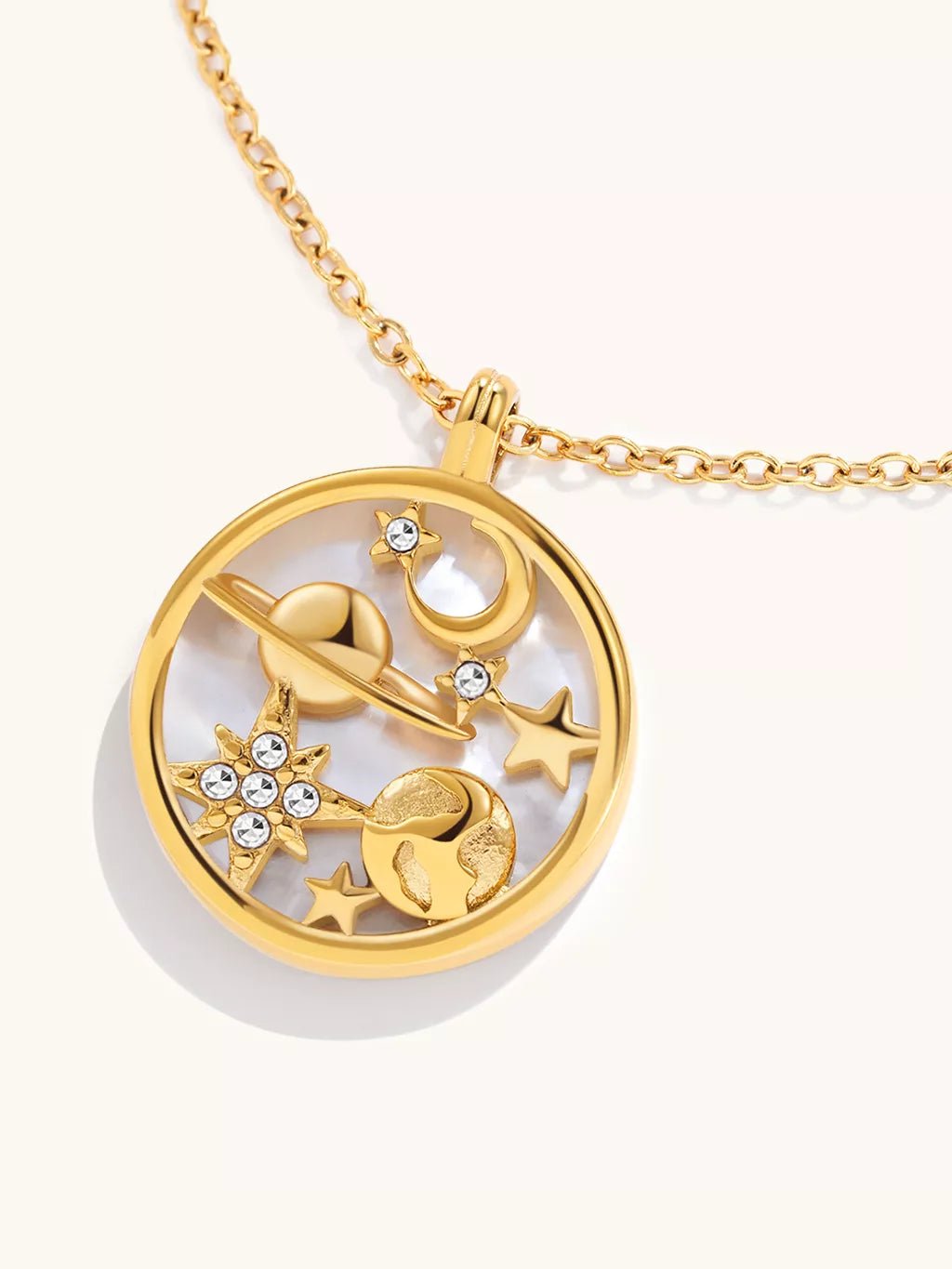 My Galaxy Halskette Gold - Dorose | Wasserfester Schmuck, 18K vergoldet