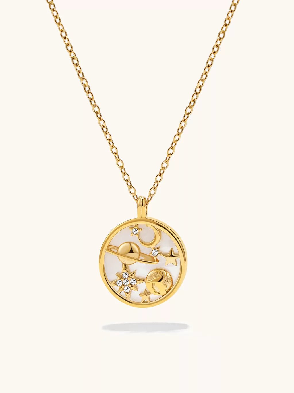 My Galaxy Halskette Gold - Dorose | Wasserfester Schmuck, 18K vergoldet