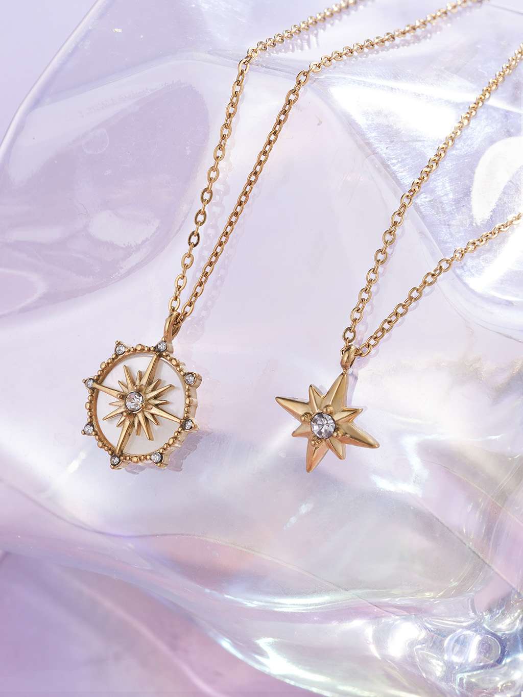 Northern Star Halskette Gold - Dorose | Wasserfester Schmuck, 18K vergoldet