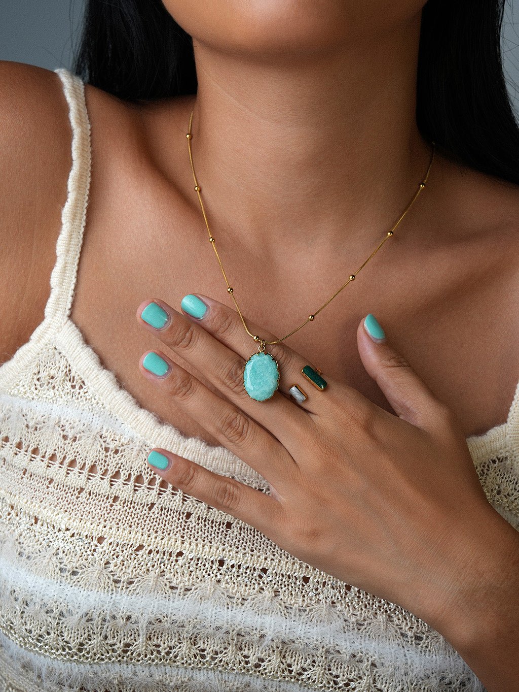 Ocean Treasure Schmuckset Gold - Dorose | Wasserresistent, kein Verfärben