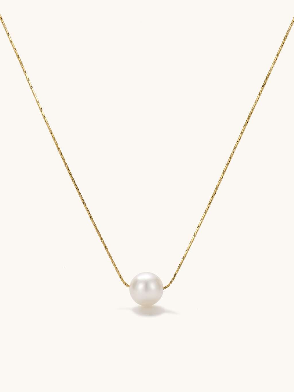 One Pearl Kette Gold - Dorose | Wasserfester Schmuck, 18K vergoldet