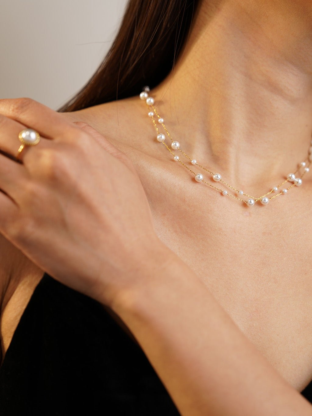 One Pearl Ring Gold 54mm - Dorose | Wasserresistent, kein Verfärben