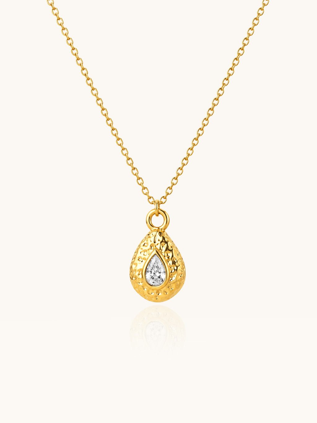 Ornament Tropfen Kette Gold - Dorose | Wasserresistent, kein Verfärben