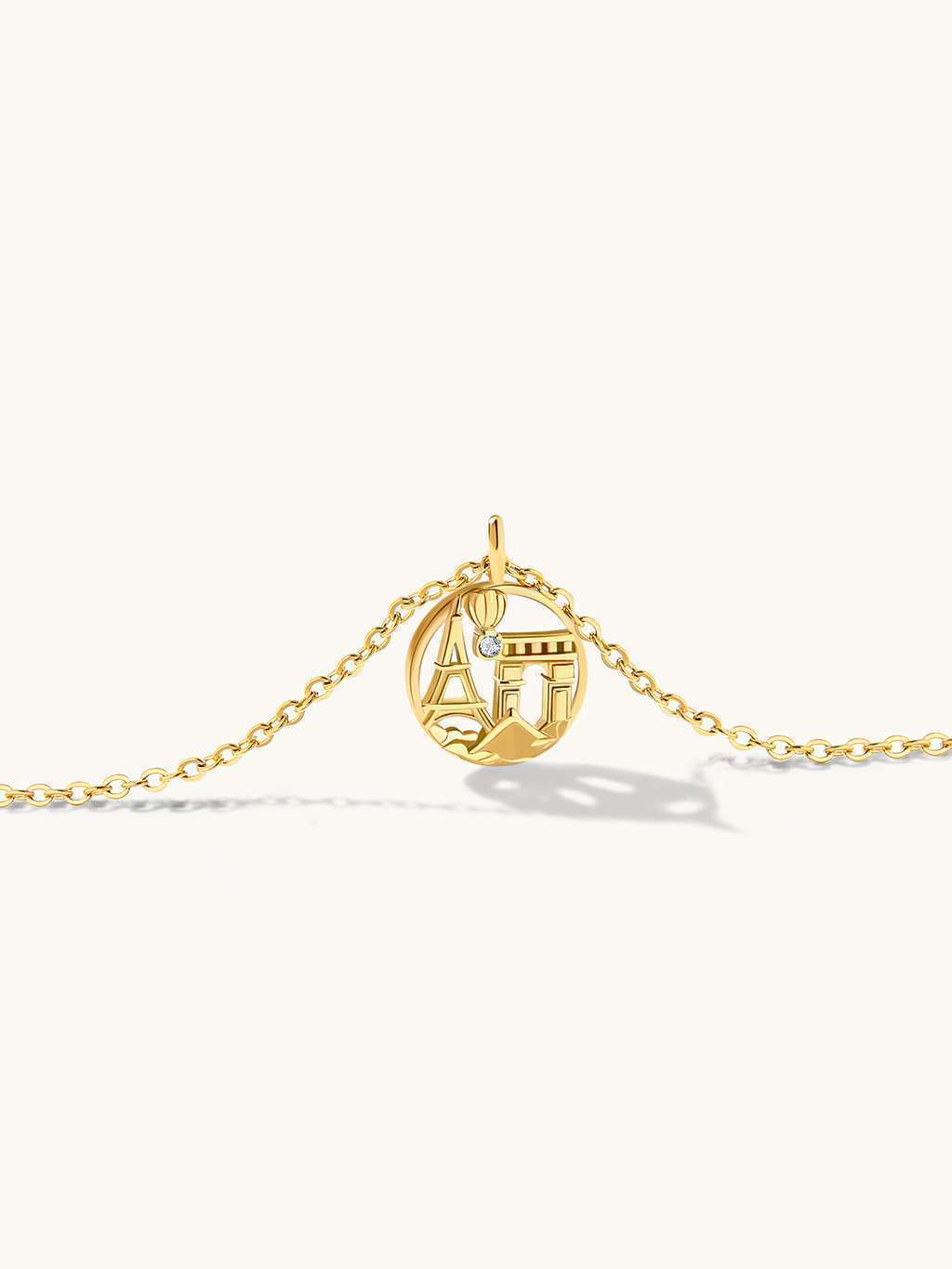 Paris Halskette Gold - Dorose | Wasserfester Schmuck, 18K vergoldet