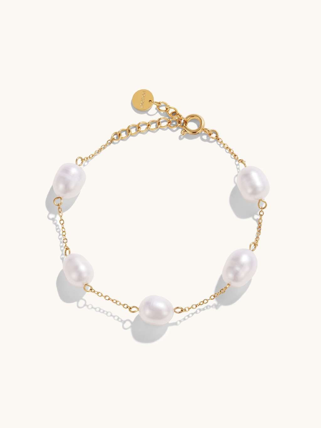 Pearl Satellite Armband Gold - Dorose | Wasserfester Schmuck, 18K vergoldet