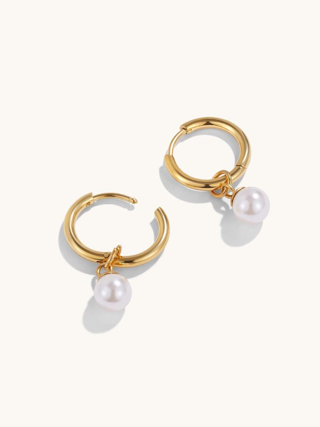 Perlenohrringe Gold & Silber - Dorose | Wasserfester Schmuck, 18K vergoldet