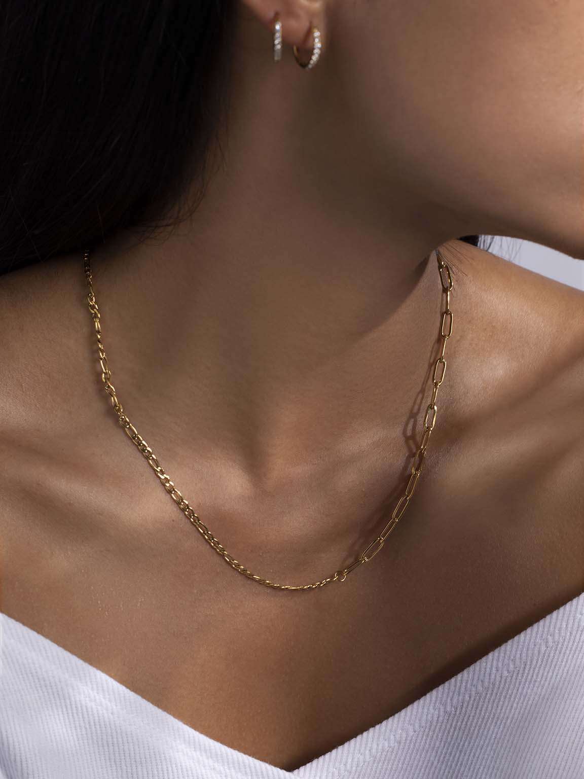 Persistent Bicycle Kette Gold - Dorose | Wasserfester Schmuck, 18K vergoldet