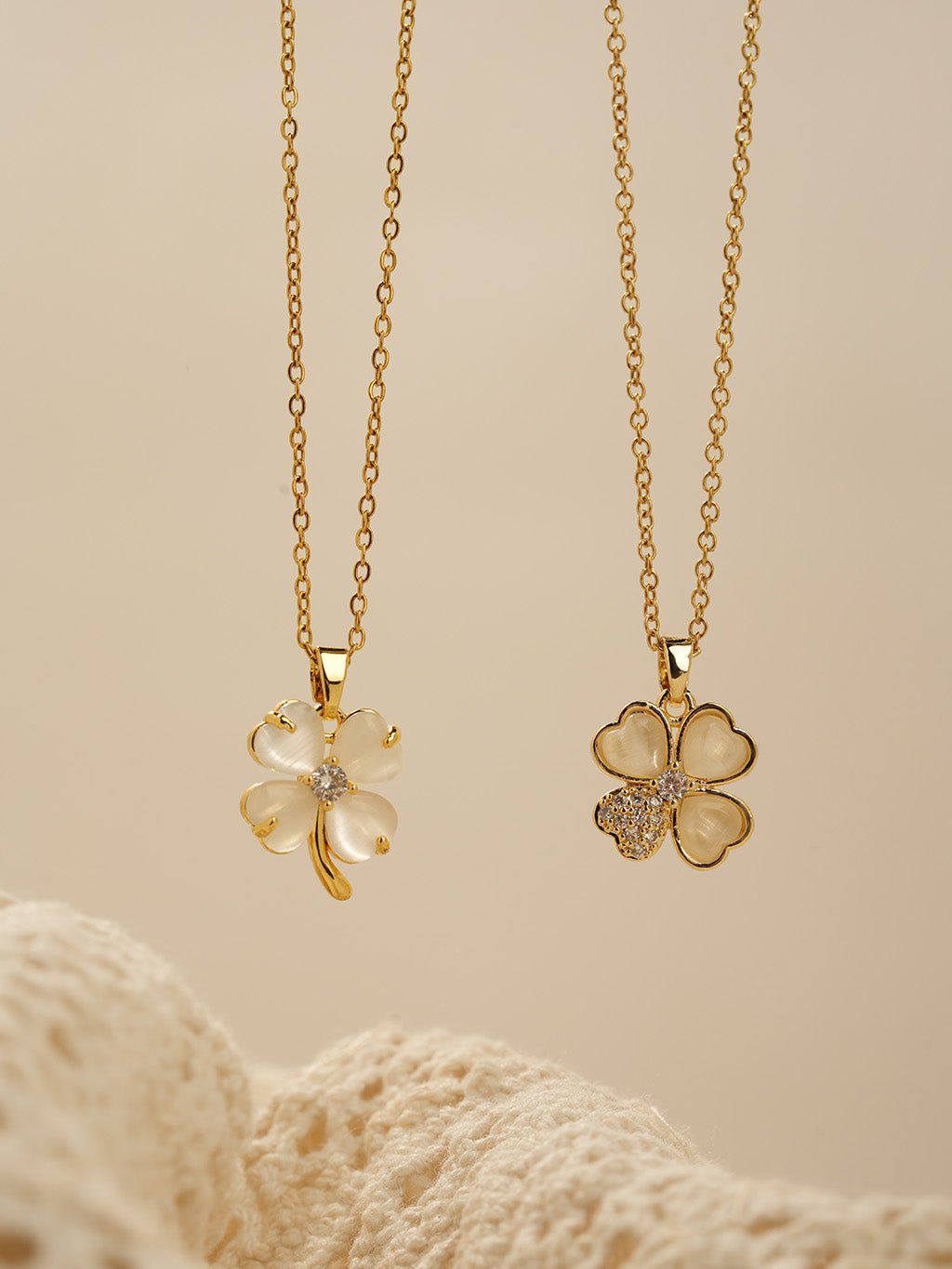 Petite Four Leaf Clover Kette Gold - Dorose | Wasserresistent, kein Verfärben