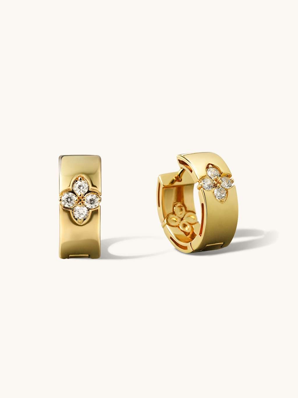 Princess Flower Ohrringe Gold - Dorose | Wasserfester Schmuck, 18K vergoldet