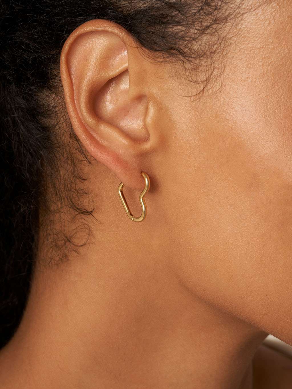 Pure Heart Ohrringe Gold - Dorose | Wasserfester Schmuck, 18K vergoldet