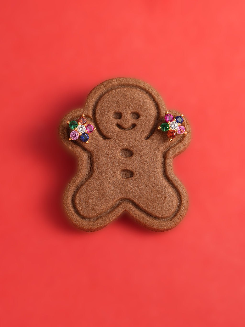 Rainbow Flower Ohrringe Gold - Dorose | Wasserresistent, kein Verfärben