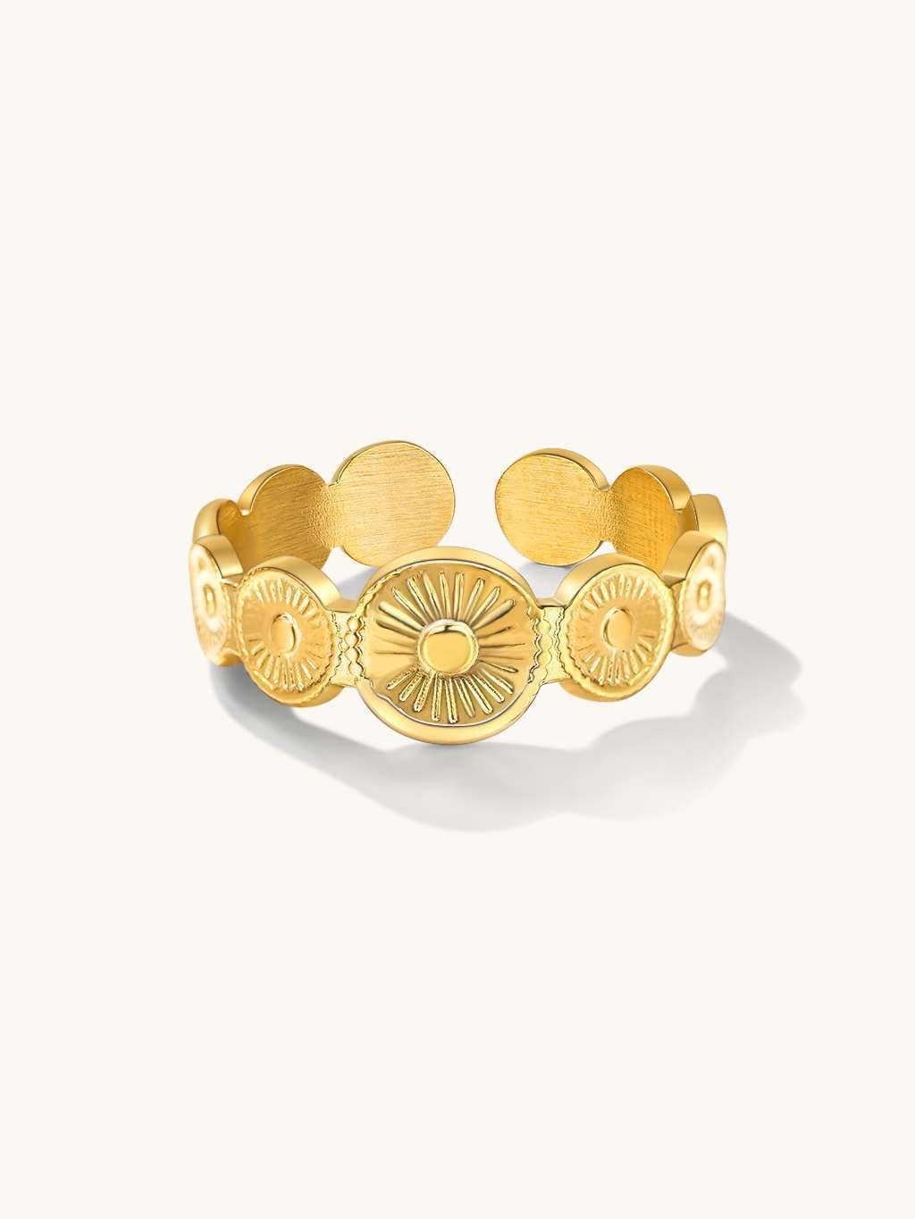 Ring Exquisit Gold & Silber - Dorose | Wasserfester Schmuck, 18K vergoldet