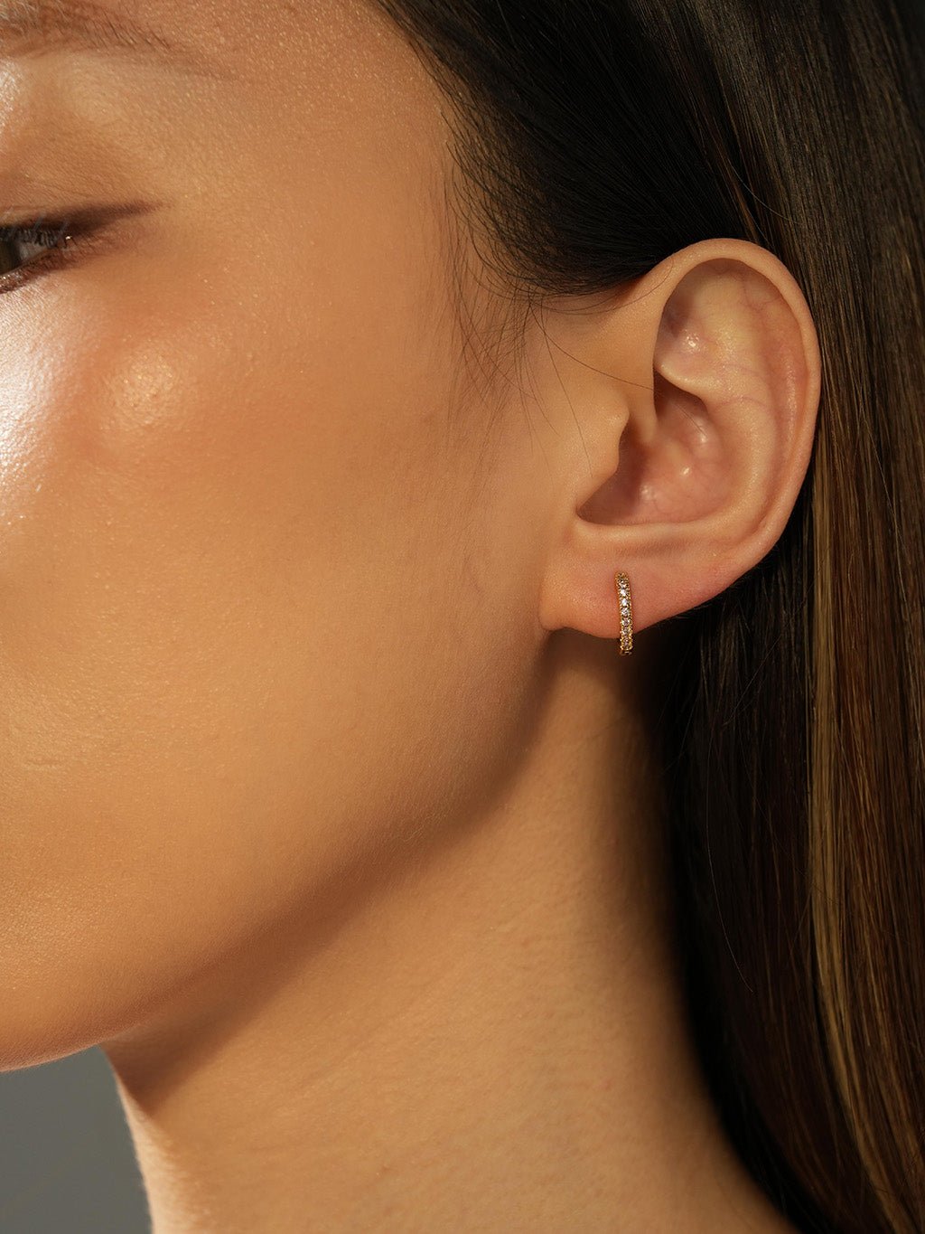 Rosa Creolen Gold - Dorose | Wasserresistent, kein Verfärben