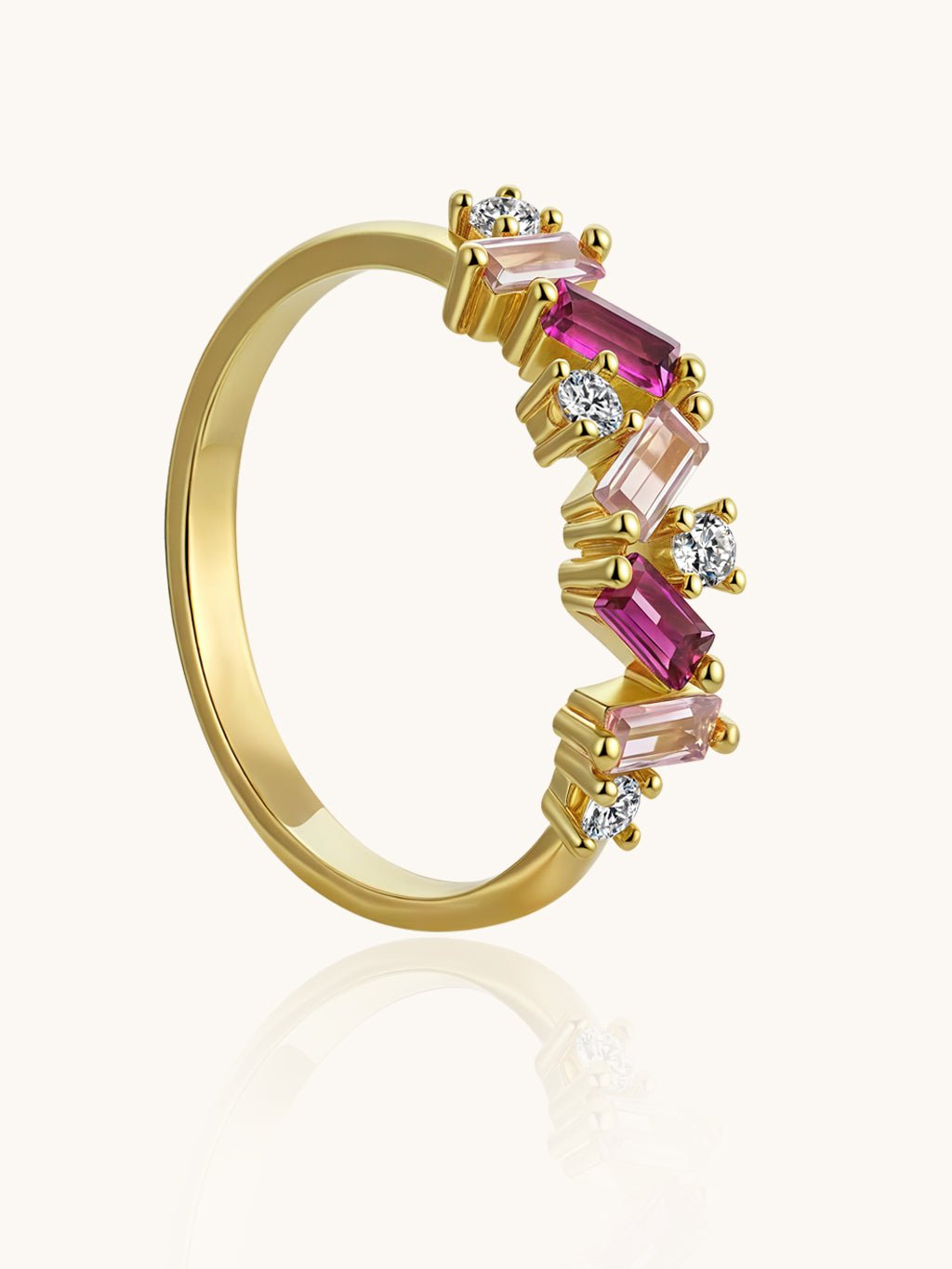 Rosa Traum Ring Gold - Dorose | Wasserresistent, kein Verfärben