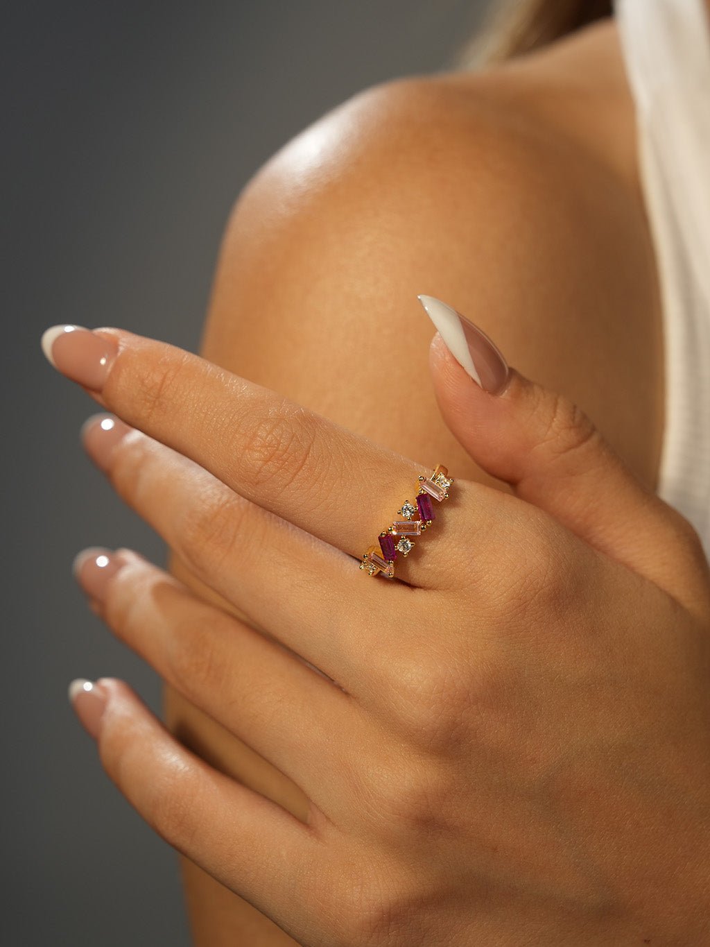 Rosa Traum Ring Gold - Dorose | Wasserresistent, kein Verfärben