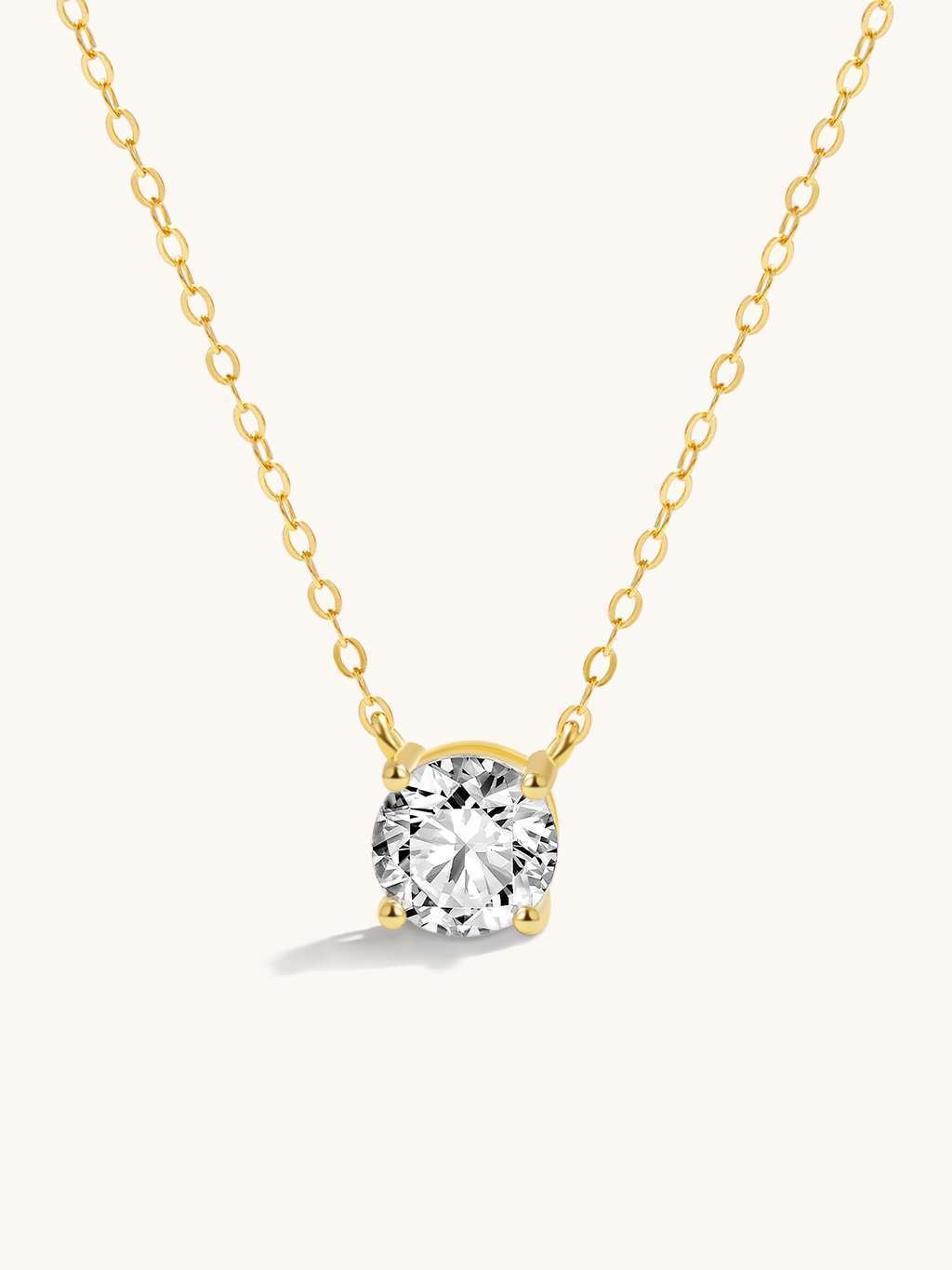 Round Forever Halskette Gold - Dorose | Wasserfester Schmuck, 18K vergoldet