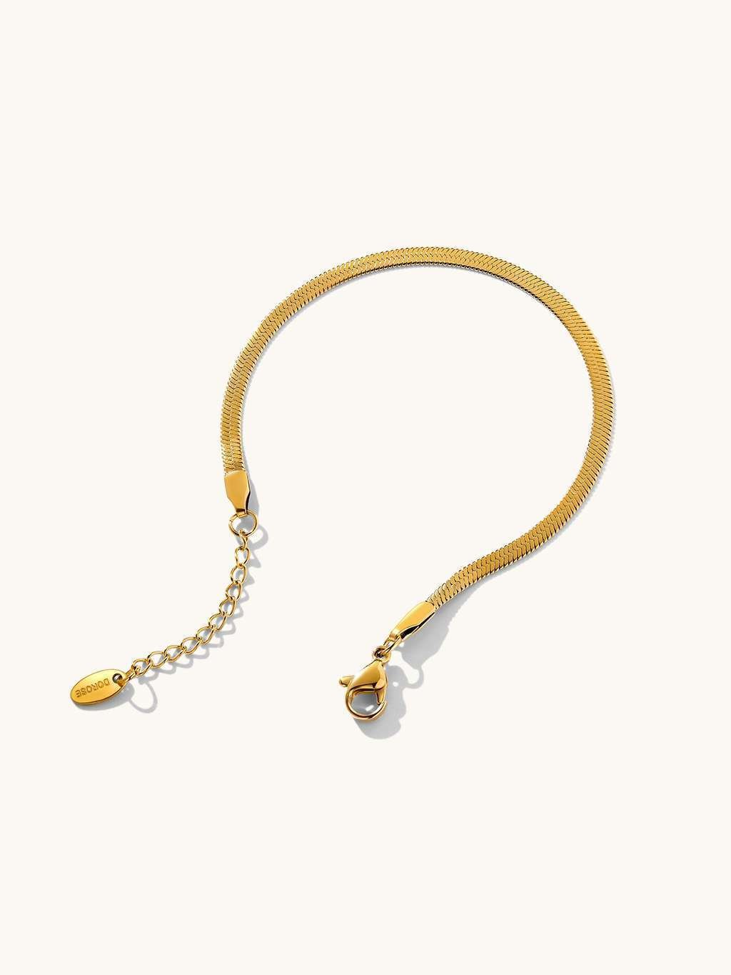 Schlangen Halskette & Armband Schmuck Set Gold - Dorose | Wasserfester Schmuck, 18K vergoldet