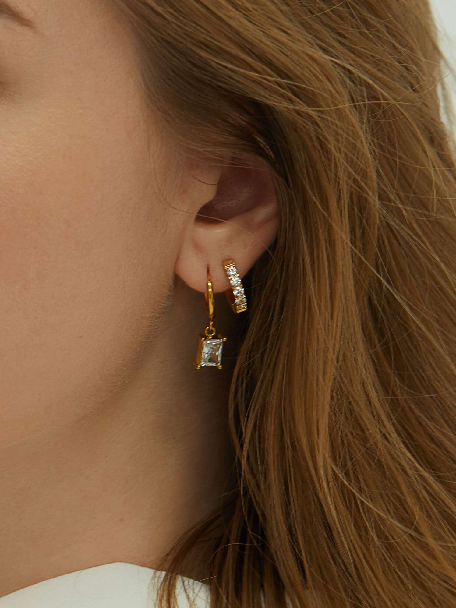 Shine Bright Ohrringe Gold - Dorose | Wasserfester Schmuck, 18K vergoldet