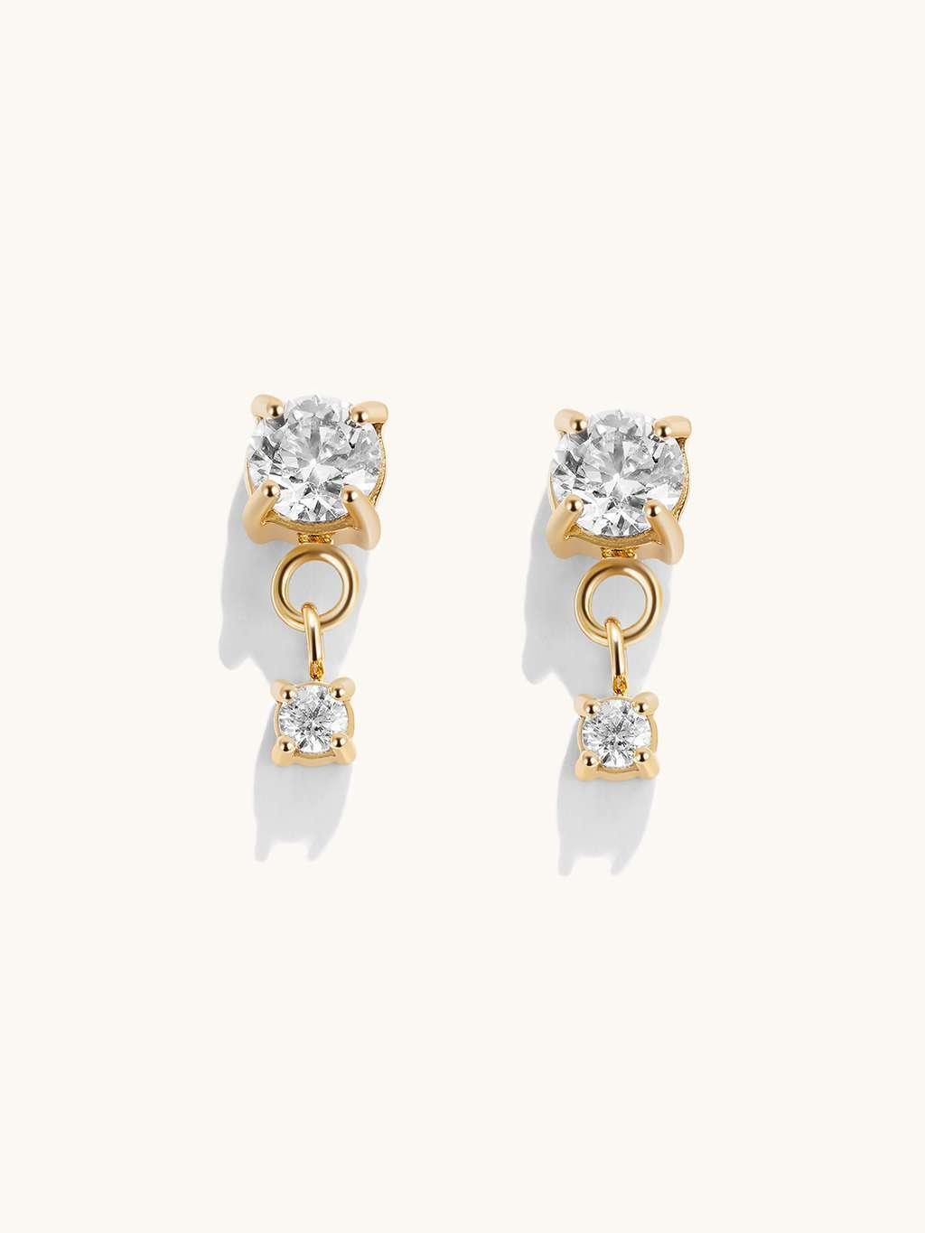 Shine Drop Ohrringe Gold - Dorose | Wasserfester Schmuck, 18K vergoldet