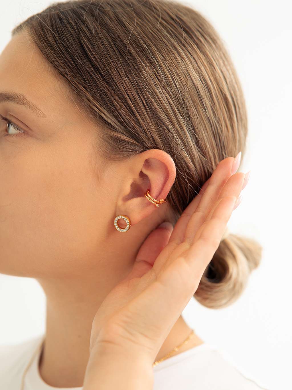 Shining Star Earcuff Gold - Dorose | Wasserfester Schmuck, 18K vergoldet