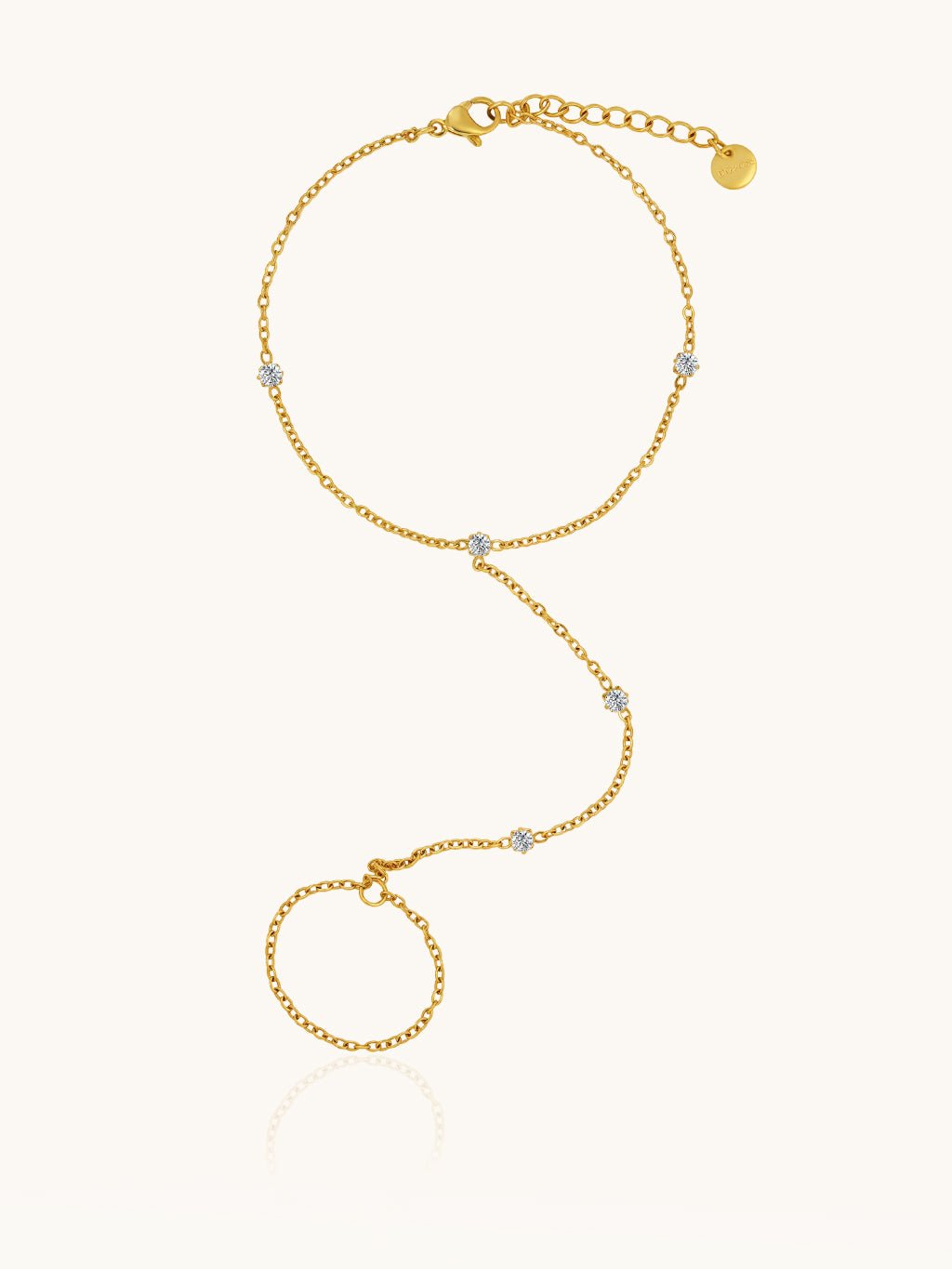 Shinny Hand Chain Armband Gold - Dorose | Wasserresistent, kein Verfärben